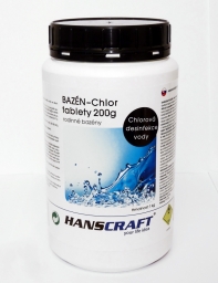 BAZÉN - Chlor tablety 200g - 1 kg