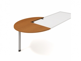 Doplňkový stůl levý, léta podél Cross CP 22 P N pr.120x75,5x(80x60) cm (ŠxVxH)
