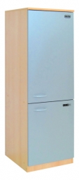 Dřevěná lednice s mrazákem 0L064M