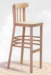 Dřevěná ohýbaná barová židle Marconi Bar 5193