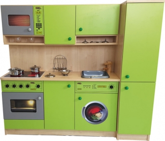 Kuchyň s pračkou a lednicí - 142x125x38cm  0L430M