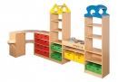 Dětský dřevěný nábytek sestava MIKI PLUS č. 6 - SET22.006