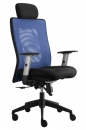 Alba Kancelářská židle Lexa s podhlavníkem síť, látka