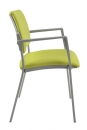 Alba Konferenční (jednací) židle Square čalouněná šedý plast- SLEVA nebo DÁREK