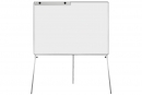 Bílá tabule Manager L 150x100 cm na trojnožce povrch emailový flipchart