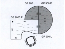 Deska přídavná levá Gate GP 900 L 80x80 cm (ŠxH) bez noh
