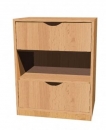 Dětská dřevěná skříňka s policí a zásuvkami  0L013M