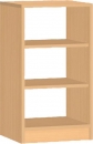 Dětská dřevěná skříňka  oboustranná s policemi 0L269M