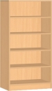 Dětská dřevěná skříňka s policemi 0L026M