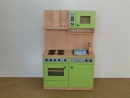 Dětská dřevěná kuchyňka krátká s myčkou 0L359M