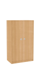 Dřevěná dětská skříň široká s dveřmi střední výška