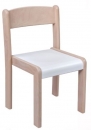 Dřevěná dětská židle Vigo, barevný sedák - D67.0hh.color