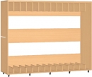 Dřevěný úložný vozík na dětské matrace postele 0L227M