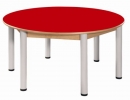 Kruhový stůl průměr 120 cm výškově stavitelné nohy 36 - 52 cm - 56.93652