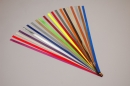 Magnetické barevné nástěnkové tabulové pásky 2. sada barev 60x1,5 cm