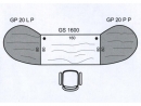 Pracovní stůl Gate GS 1600 160x75,5x80 cm (ŠxVxH)