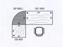 Pracovní stůl Gate GS 800 80x75,5x80 cm (ŠxVxH)
