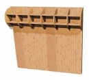 Šatní blok Šárka pro děti, dvou až pětimístný včetně lavičky 0L664M
