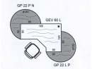 Stůl Ergo levý Gate GEV 60 L 160x75,5x120(60x60) cm (ŠxVxH)