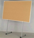 Korková informační závěsná nástěnka hliníkový rám 300x120 cm