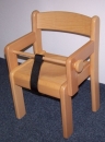 Židle TIM s područkou - přírodní - ZÁBRANA a POPRUH - 17.0hh.00/P-Z+P