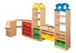 Dětský dřevěný nábytek sestava MIKI PLUS č. 6 - SET22.006