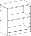 Skříňka se soklem s  vloženou policí - M22.103