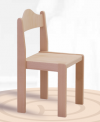 Dřevěná praktická stohovatelná dětská židle Mates 1055 - mořený sedák