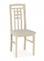 Jídelní dřevěná židle s čalouněným sedákem KT 31
