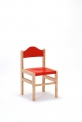 Dřevěná dětská židle Adam 1025 - mořený sedák a opěrák
