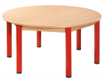 Kulatý dřevěný stůl s rektifikační patkou průměr 120 cm - x66.9hh.color