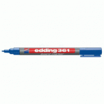 Plnitelný fix popisovač Edding 361 na bílé tabule modrý